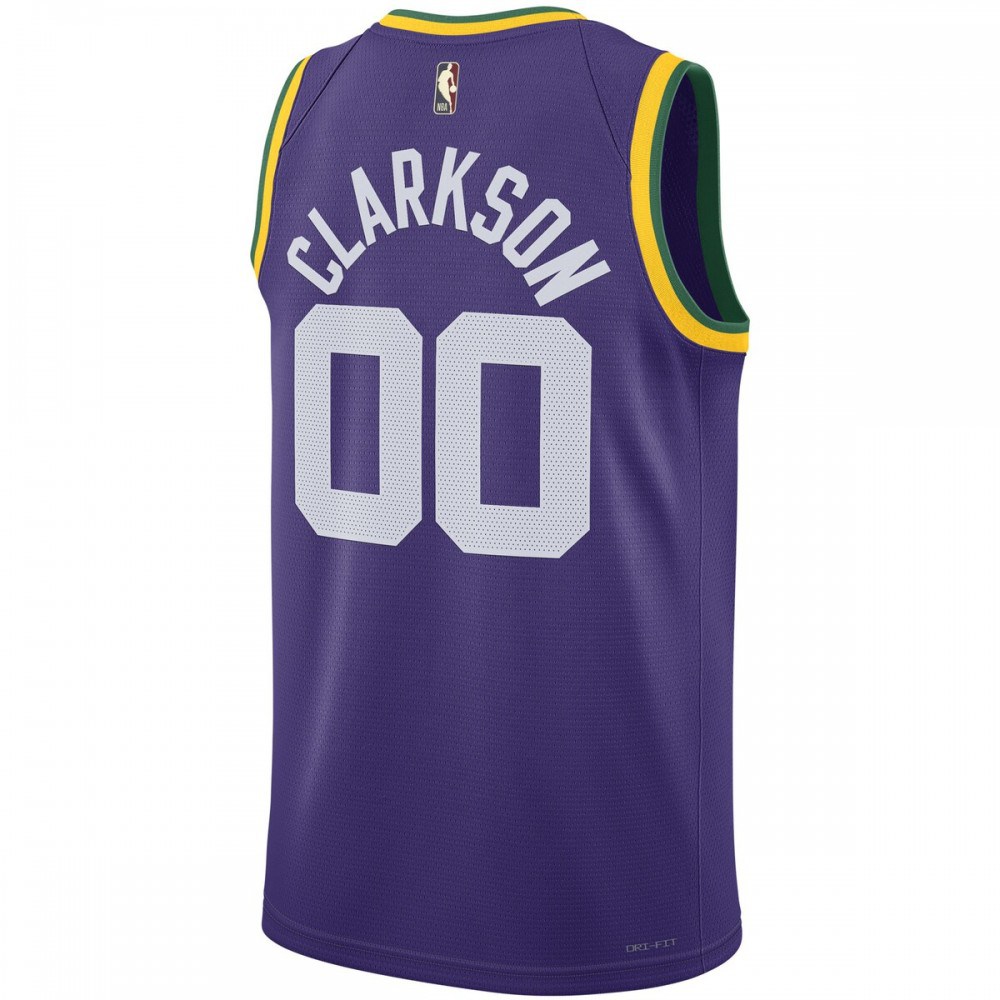 Jordan Clarkson Utah Jazz Unisex Swingman Replica Jersey - Classic Edition - Purple-Pro Kit Vault | Brand New 26/27 Sports Jerseys